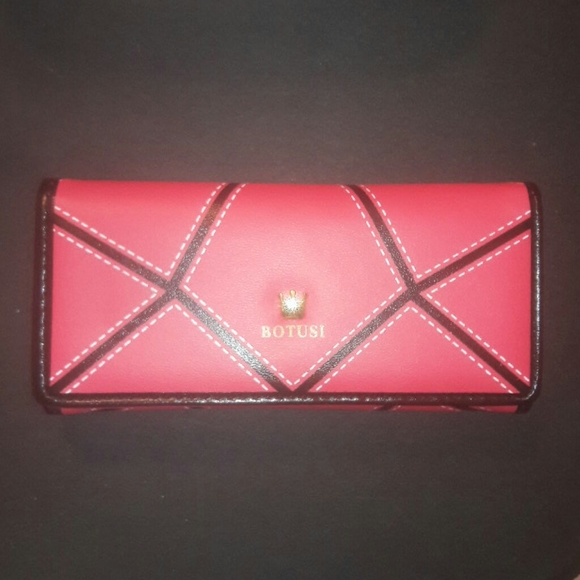Pink and black Botusi wallet - Picture 2 of 8